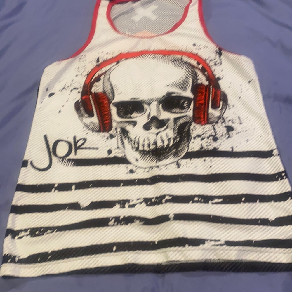 Crazy JOR skull music tank 🔥🔥
